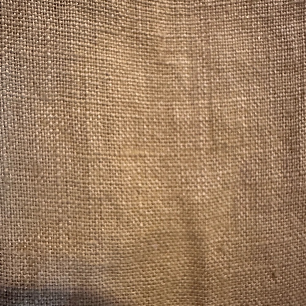 FLAX NWT Corozo Collection heavier weight Linen Mustard Colored Dress Size 1G - Picture 6 of 14